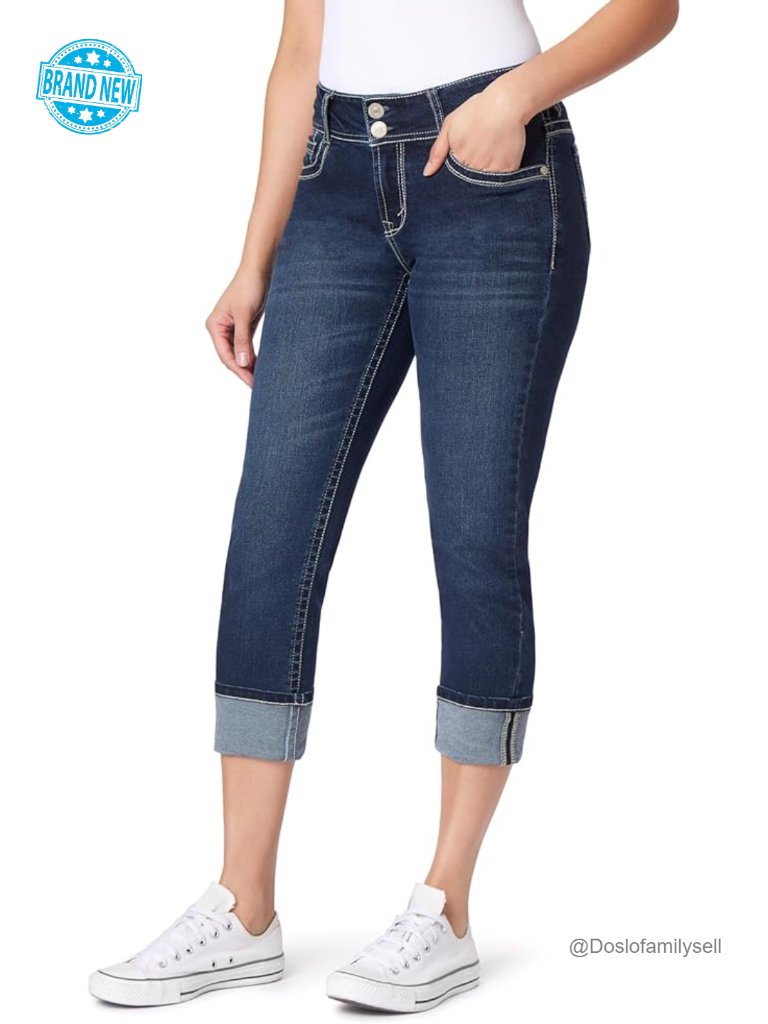 Mid-Rise Cropped Skinny Jeans With Insta Stretch Denim